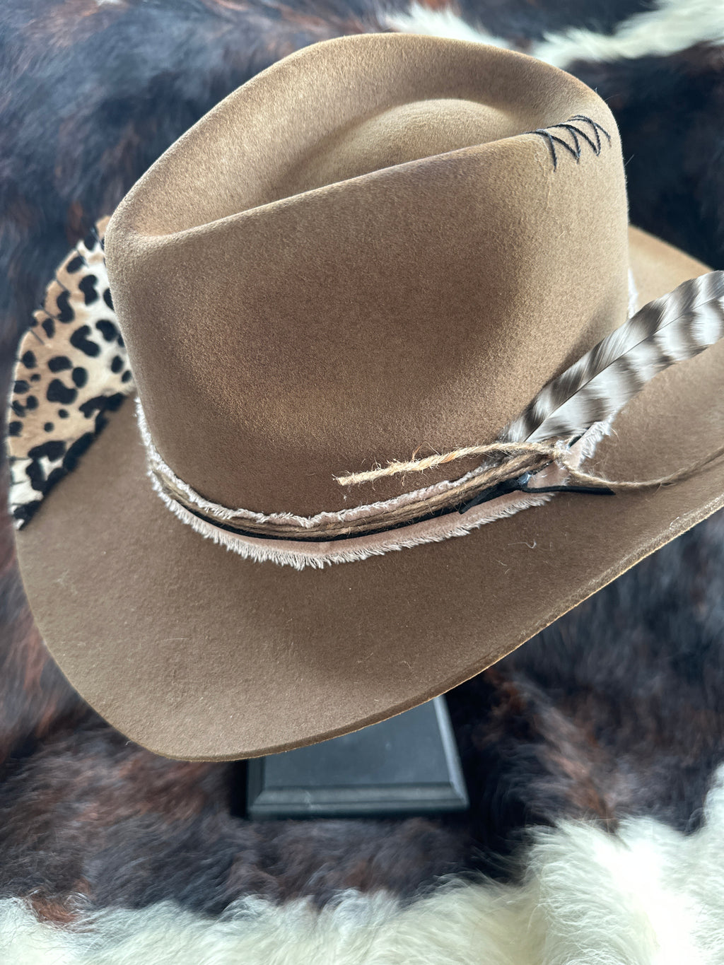 Leopard wild cowboy hat
