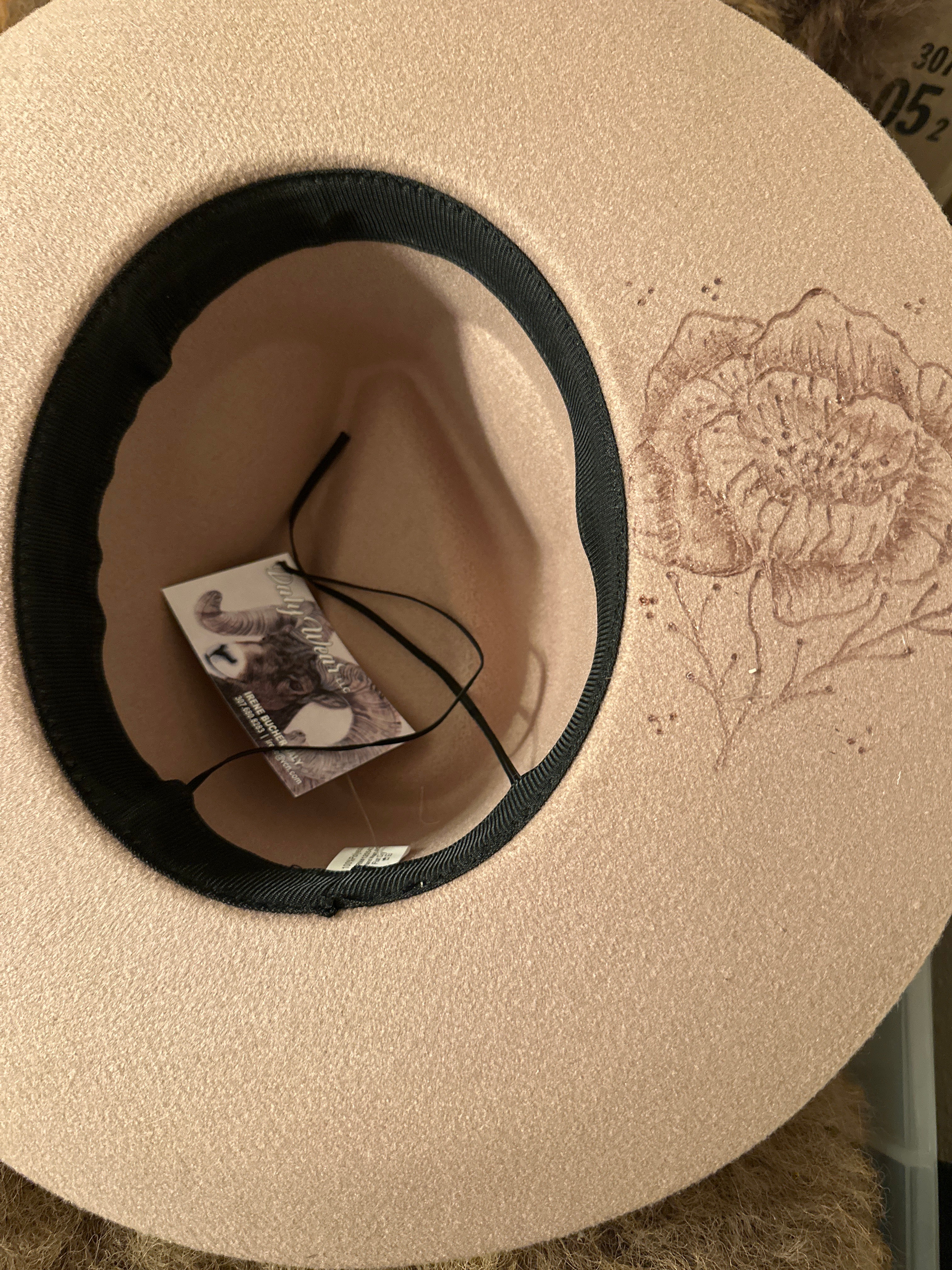 Spring floral hat