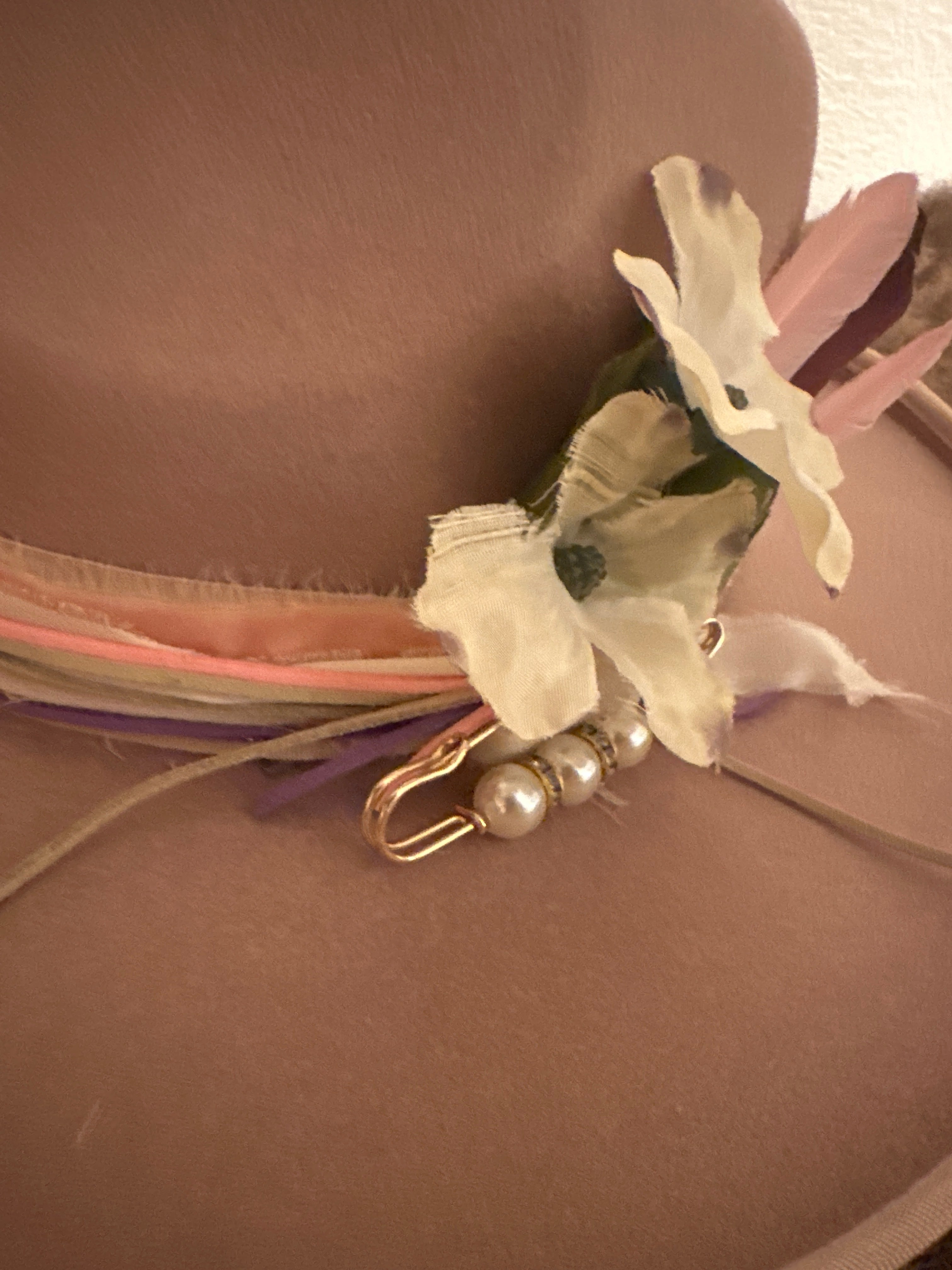 Spring floral hat