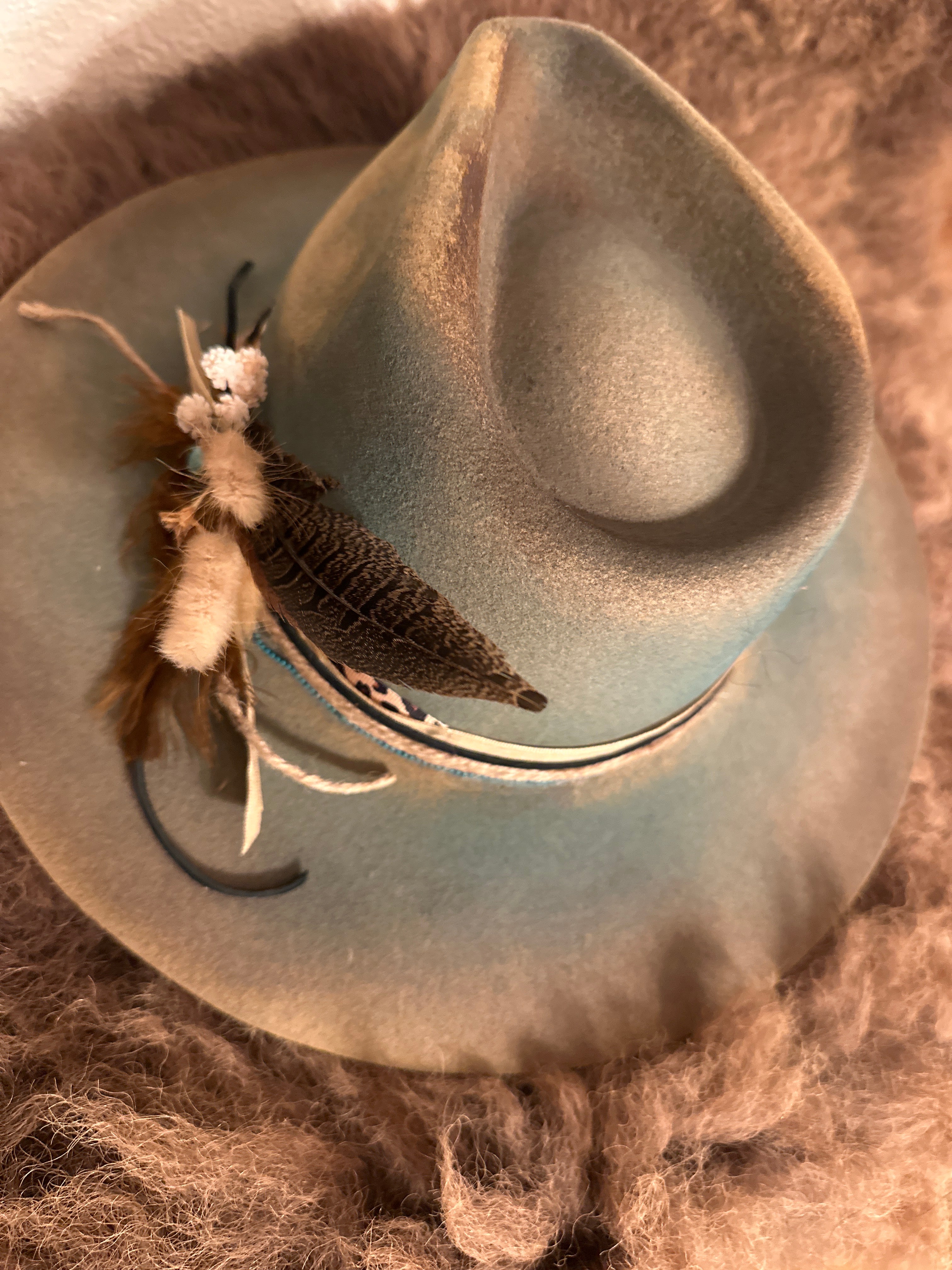 Fancy Vintage leopard band hat