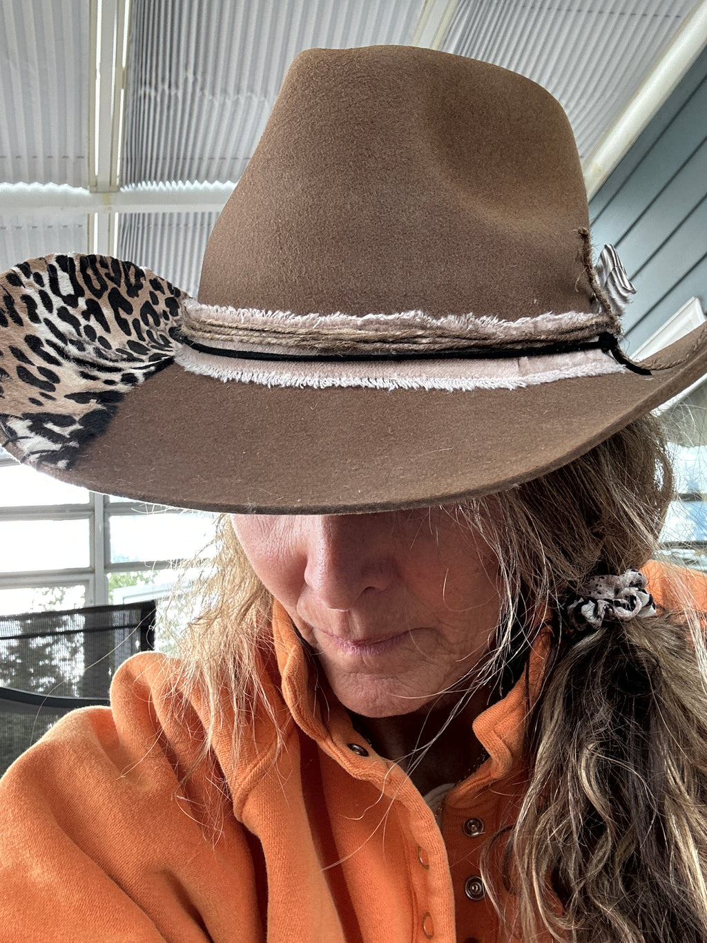 Leopard wild cowboy hat
