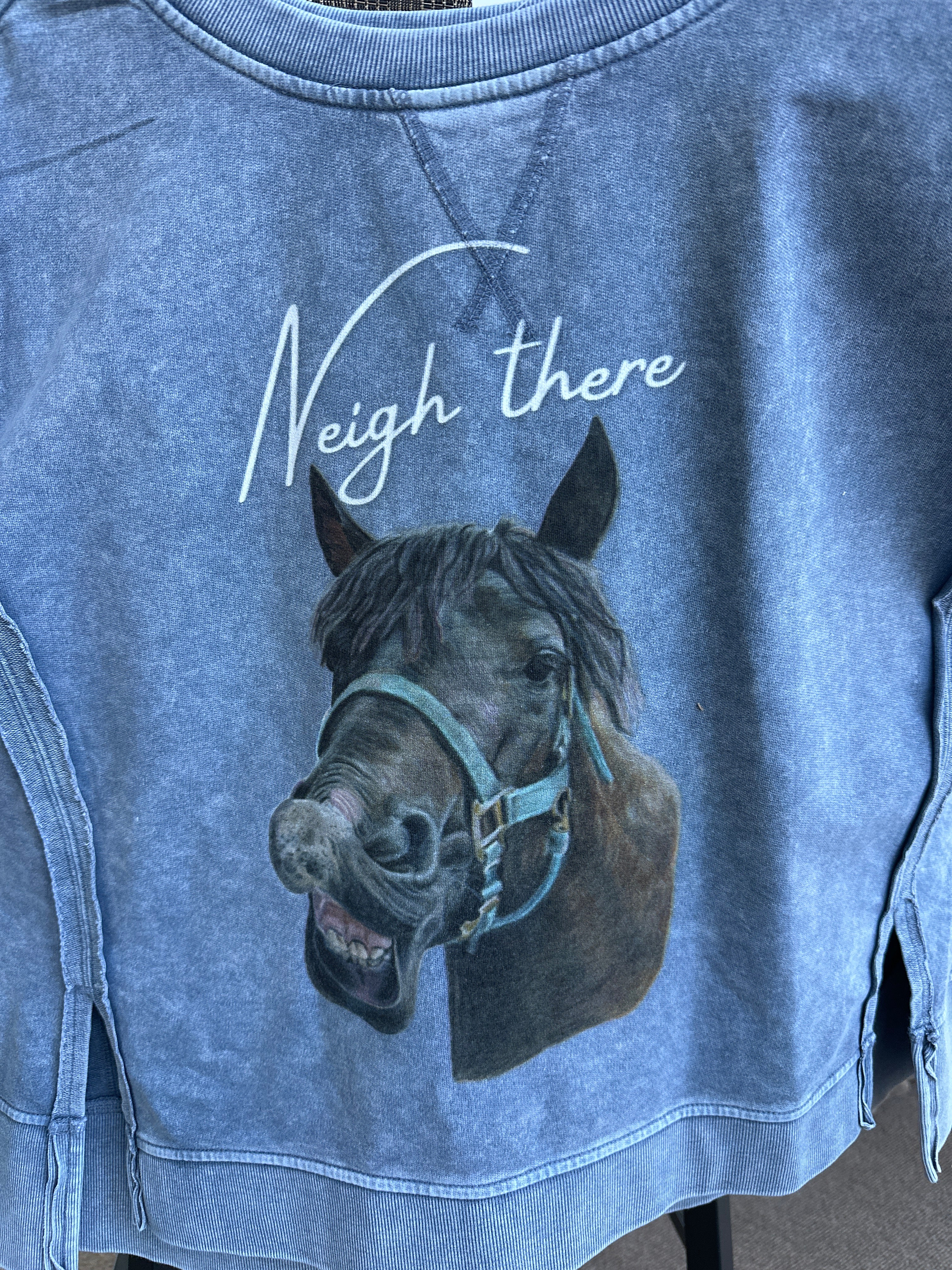 Neigh there !